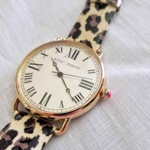 **SOLD** Betsey Johnson Leopard Band Watch